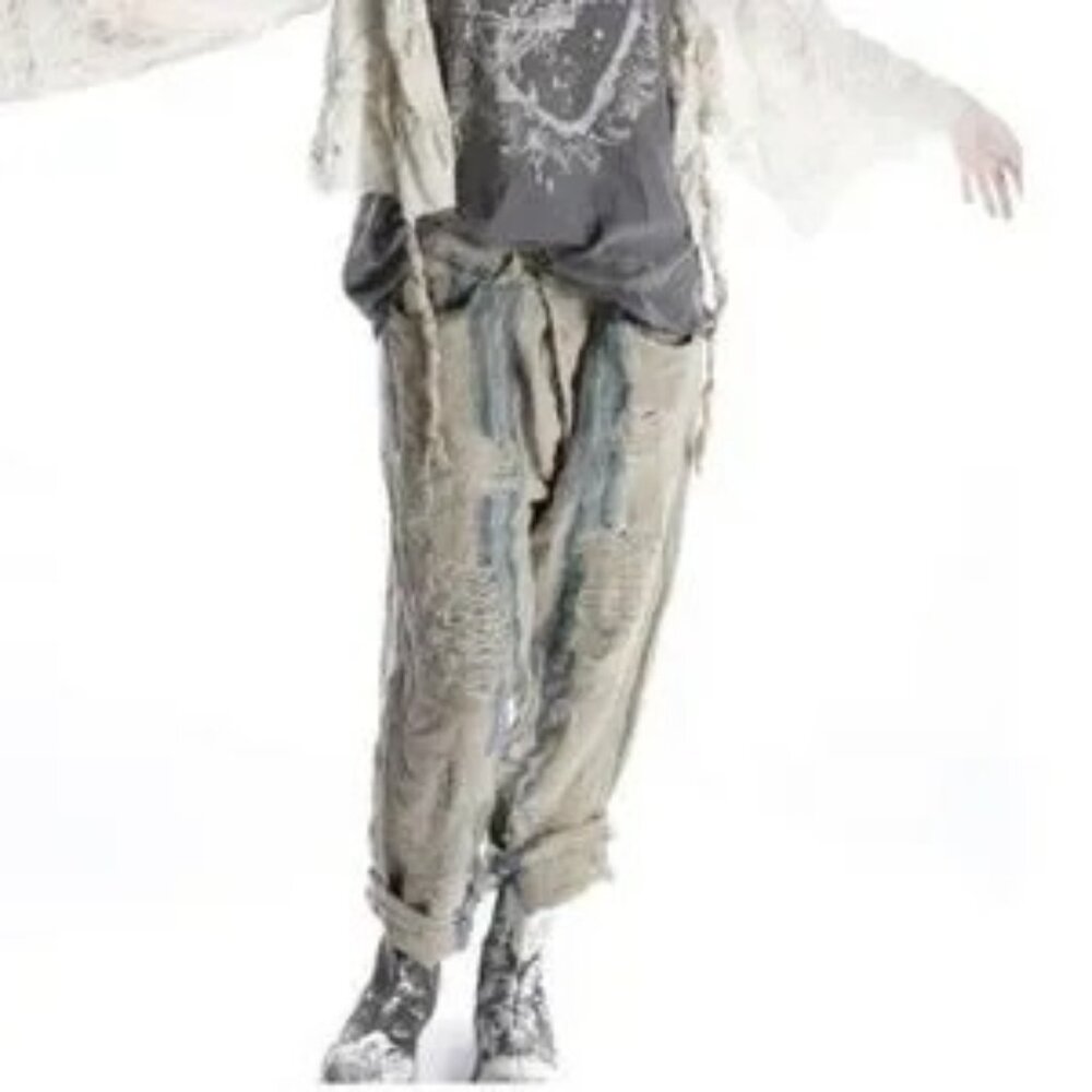 Women Bohemian Pants & Jumpsuits Linen Striped Trousers